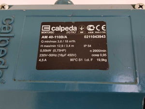 Calpeda AM 40-110B/A Self-Priming Centrifugal Pump