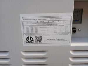 3D Systems Corporation ProJet 3510/3500 3D printer,