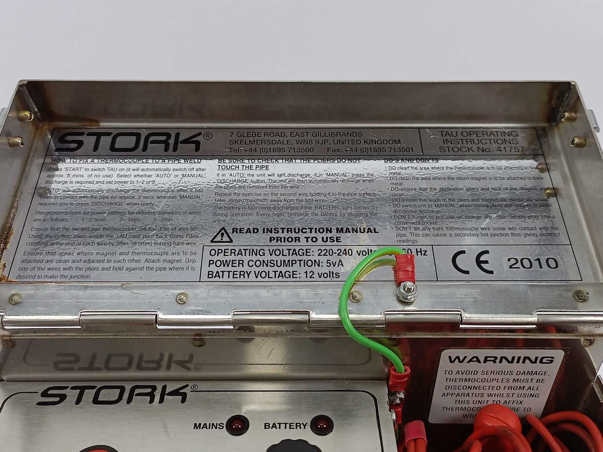 Cooperheat Stork 41757 220V Automatic Thermocouple Attachment Unit