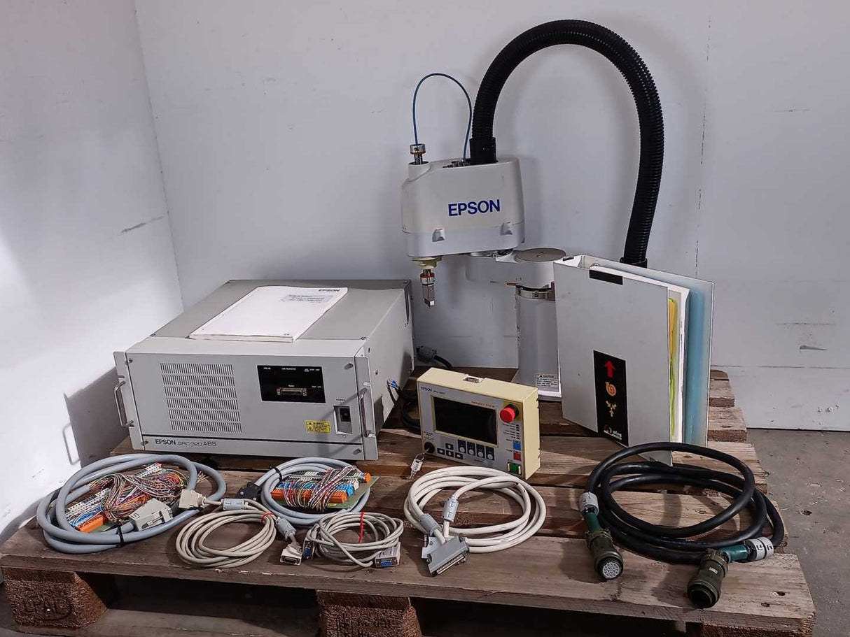 Seiko Epson SRC-320 & EC251S Robot Controller w/ 4-axis Industrial Robot