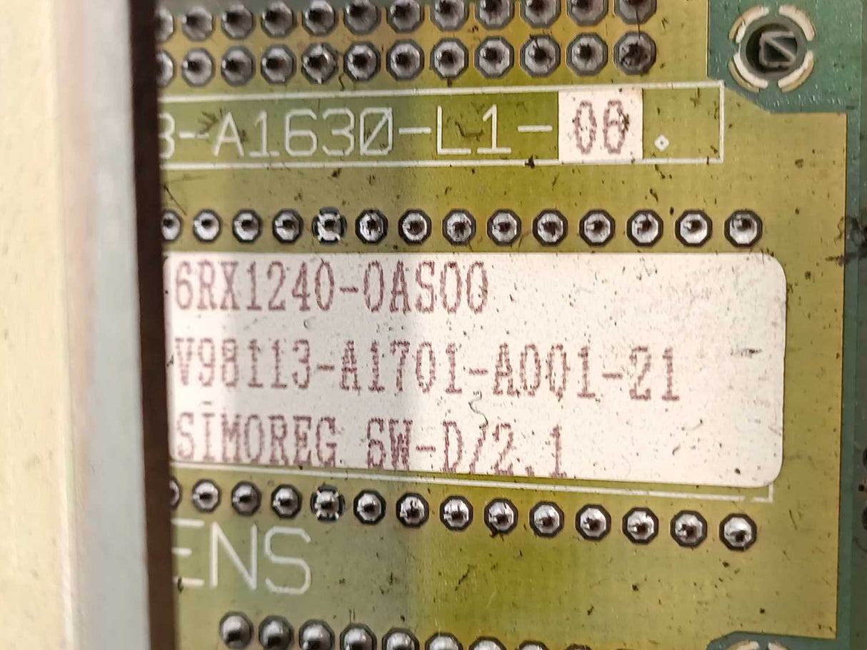 Siemens 6RA2475-6DV62-0 SIMOREG K Converter