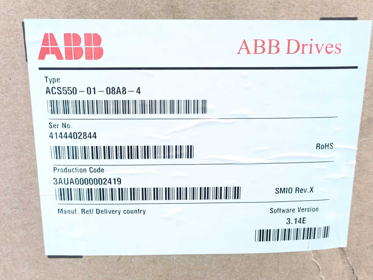 ABB 3AUA0000002419 ACS550-01-08A8-4 General-Purpose Drive