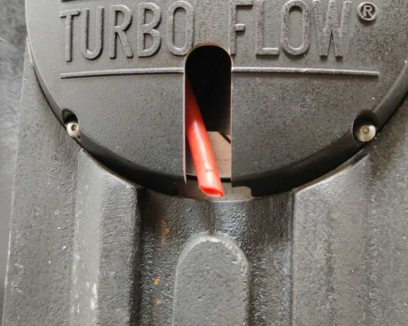 PRC LASER TURBO FLOW Rev. 12 Air Compressor serviced annually