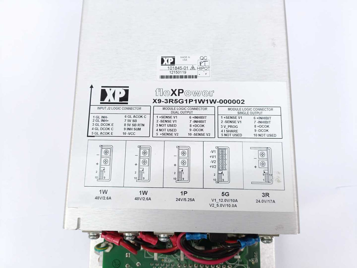 XP Power X9-3R5G1P1W1W-000002 100-240VAC 50/60/440Hz 12.7A
