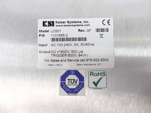 Kaiser Systems Inc. 1101685-2 Capacitor Charging Power Supply LC501
