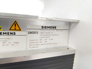 Siemens 6RA2277-6DS22-0 MRE-GDEF6S22-3A Simoreg Compact Converter