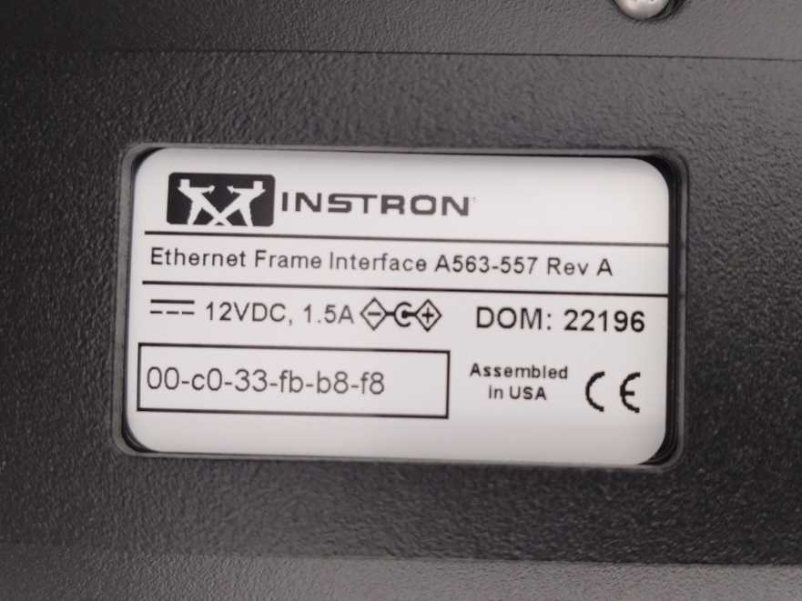 Instron 5564K3692 5564 Advanced Materials Testing System