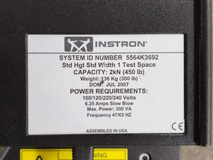 Instron 5564K3692 5564 Advanced Materials Testing System