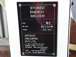 Artech SPM1000 1kVA Special Purpose Stored Spot Welder