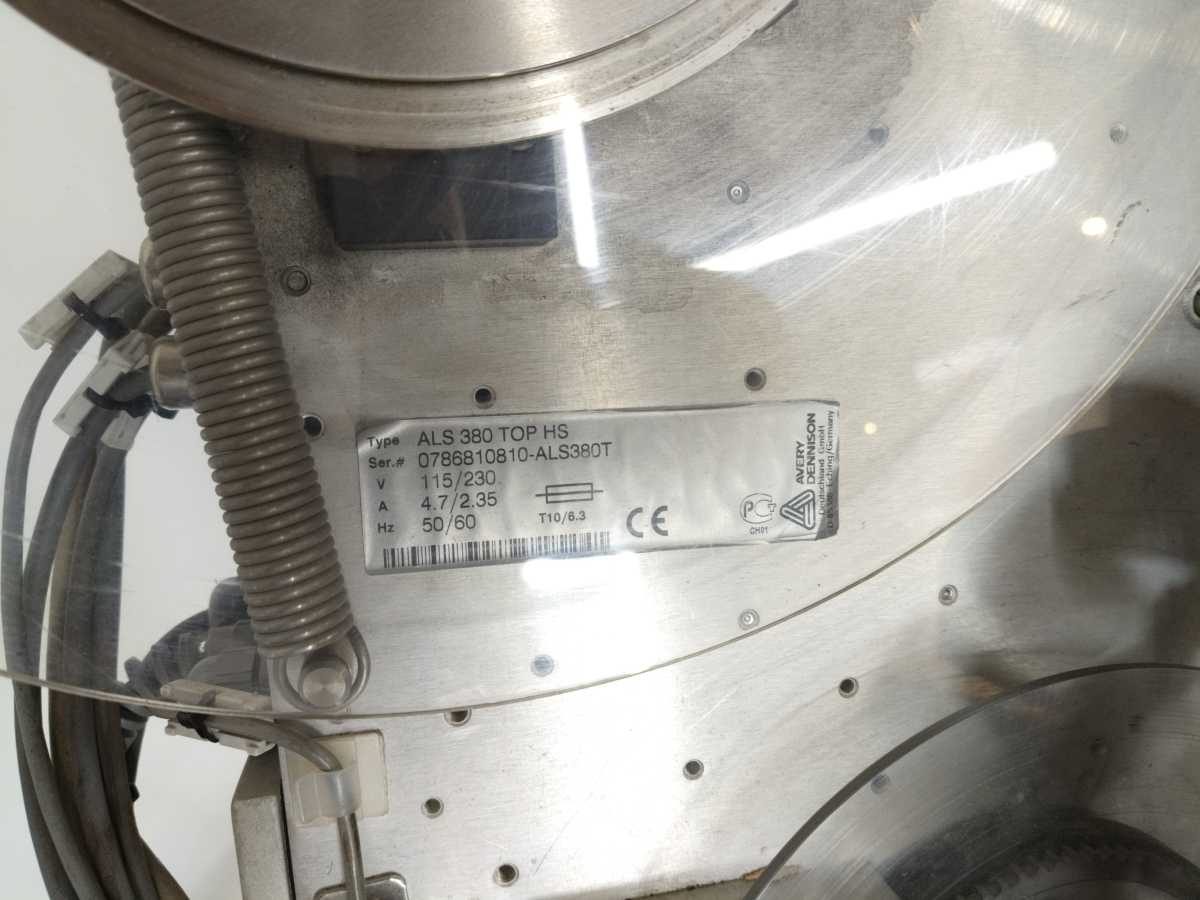 LSS Etikettering ALS380HS-RH High Speed Labeling System 230VAC + N +PE