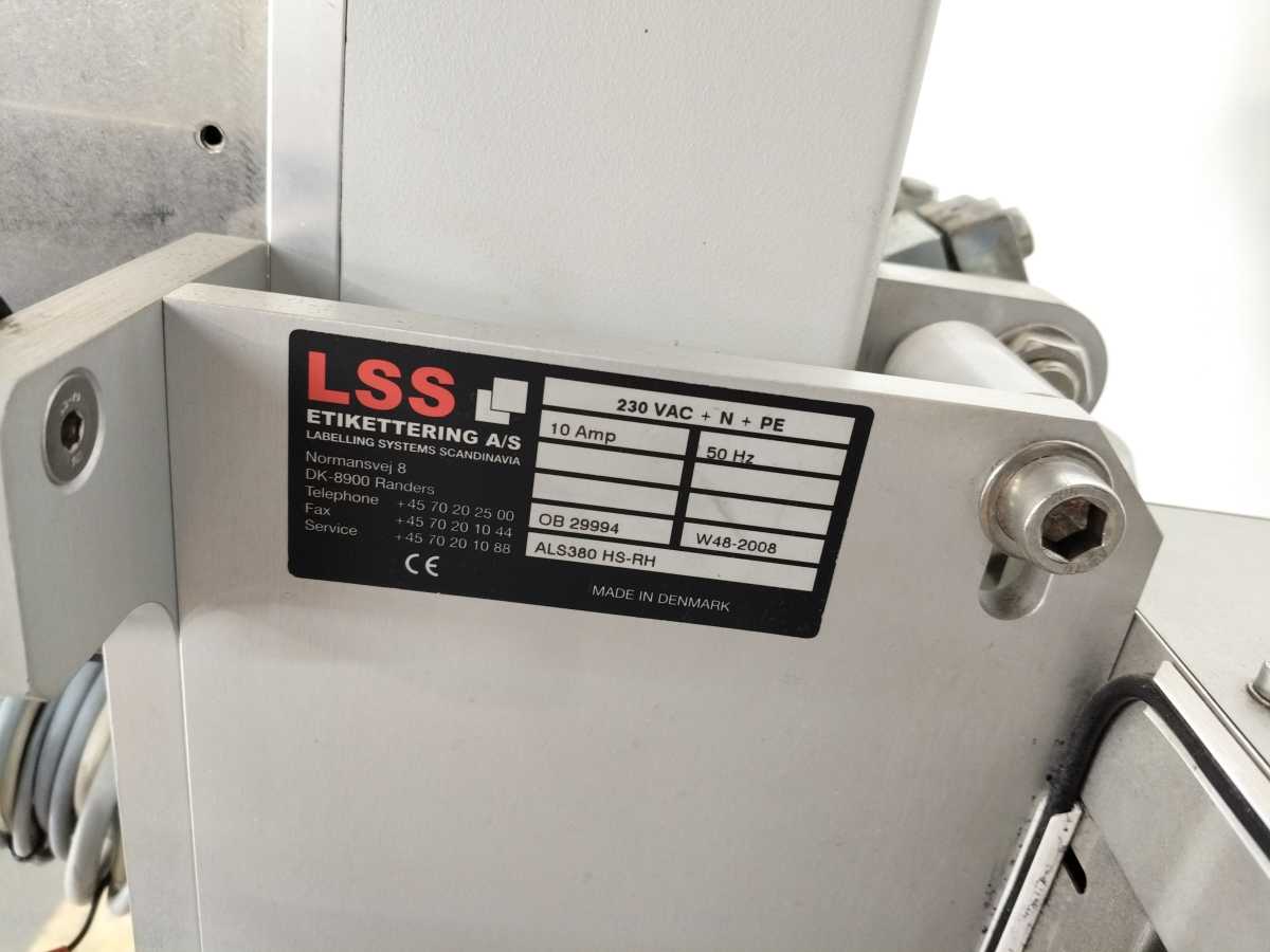 LSS Etikettering ALS380HS-RH High Speed Labeling System 230VAC + N +PE