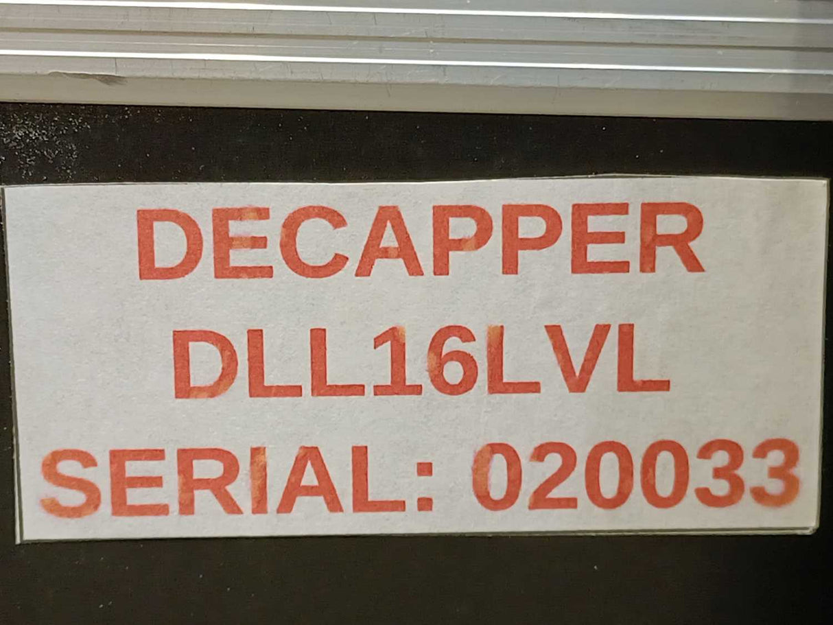 Pneumat - System DLL16LVL CDC-96CH-IT-DD Decapper Safe Cap 96 CDC-96CH
