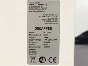 Pneumat - System DLL16LVL CDC-96CH-IT-DD Decapper Safe Cap 96 CDC-96CH
