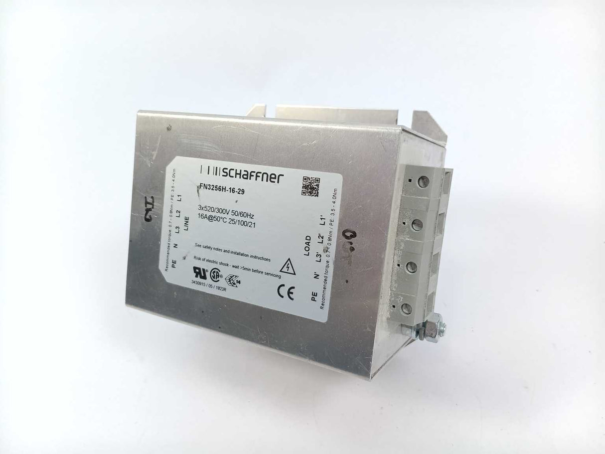 SCHAFFNER FN3256H-16-29 Power Line Filters 16A 3-Phase Filter