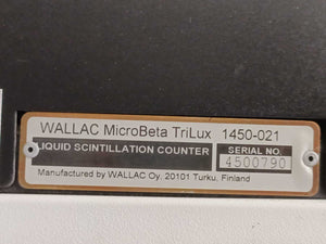 Wallac 1450-021 1450 MicroBeta TriLux Liquid Scintillation Counter