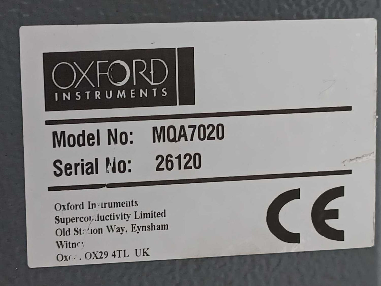 Oxford Instruments MQA7020 Spectrometer w/ Computer