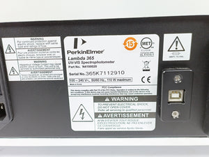 Perkin-Elmer N4100020 Lambda 365 UV-VIS Spectrophotometer