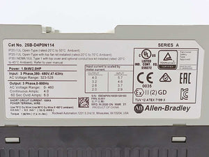 AB 25B-D4P0N114 PowerFlex 525 AC Drive 1.5kW