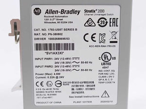 AB 1783-US8T Stratix 2000 Unmanaged Ethernet Switch Ser. B