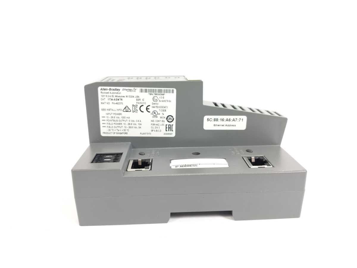 AB 1734-AENTR PN-24824, Ser: C, F/W: 6.012 Point I/O