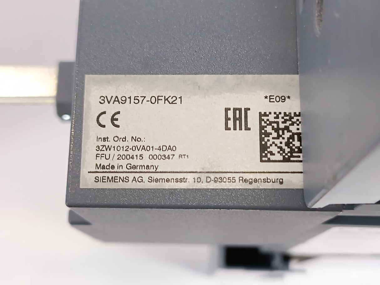 Siemens 3VA1116-4GD42-0AA0 Circuit Breaker