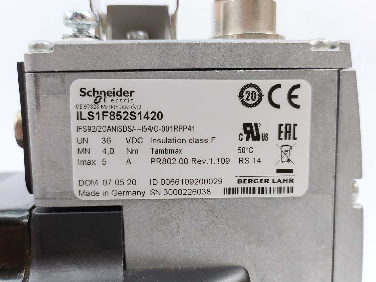 Schneider Electric ILS1F852S1420 LEXIUM Integrated Drive Stepper Motor
