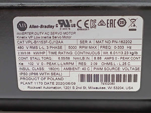 AB VPL-B1153F-CJ12AA Ser. A KINETIX VP Low Inertia Servo Motorkinetix