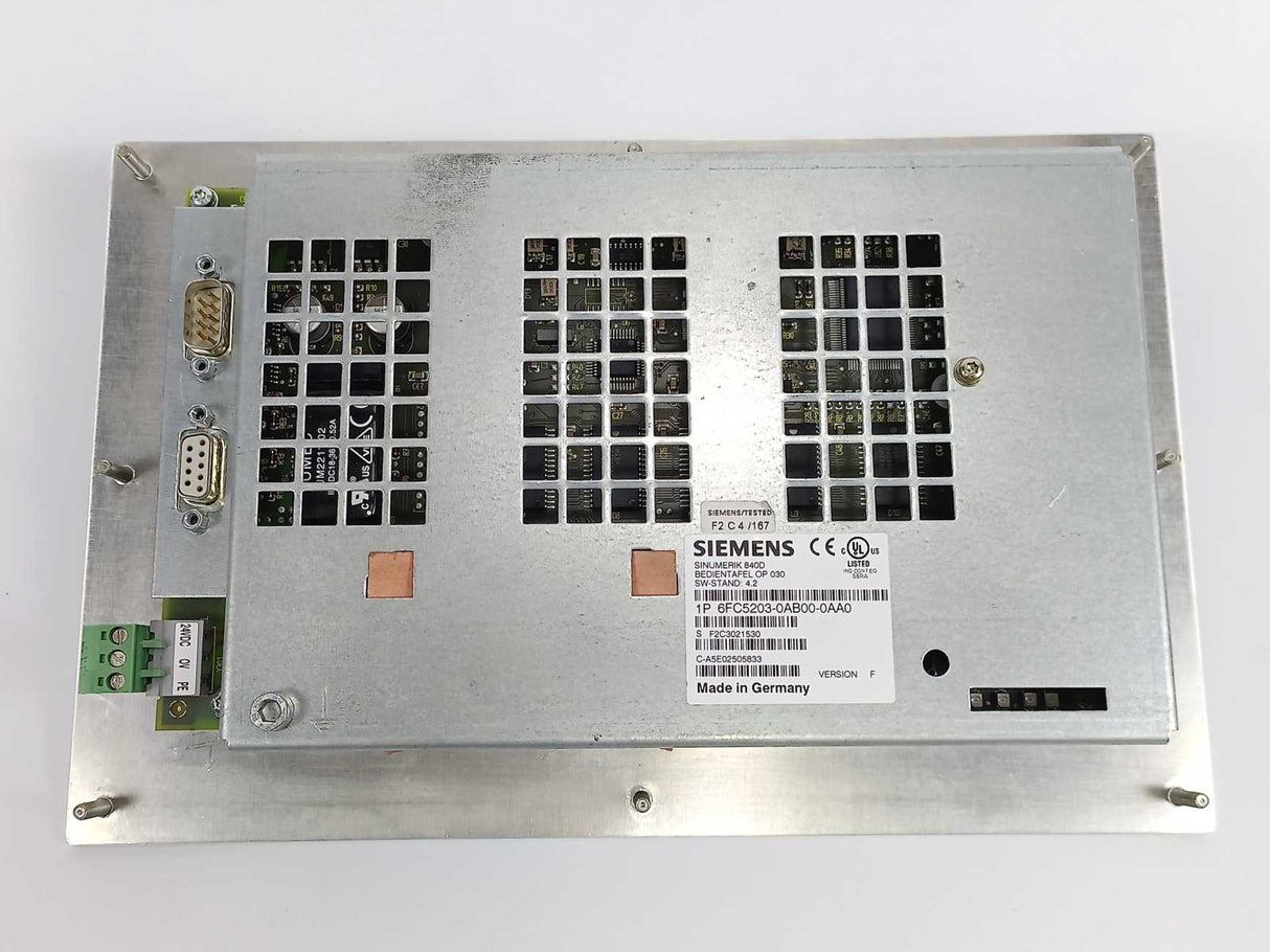 Siemens 6FC5203-0AB00-0AA0 SINUMERIK 840D Control Panel LCD
