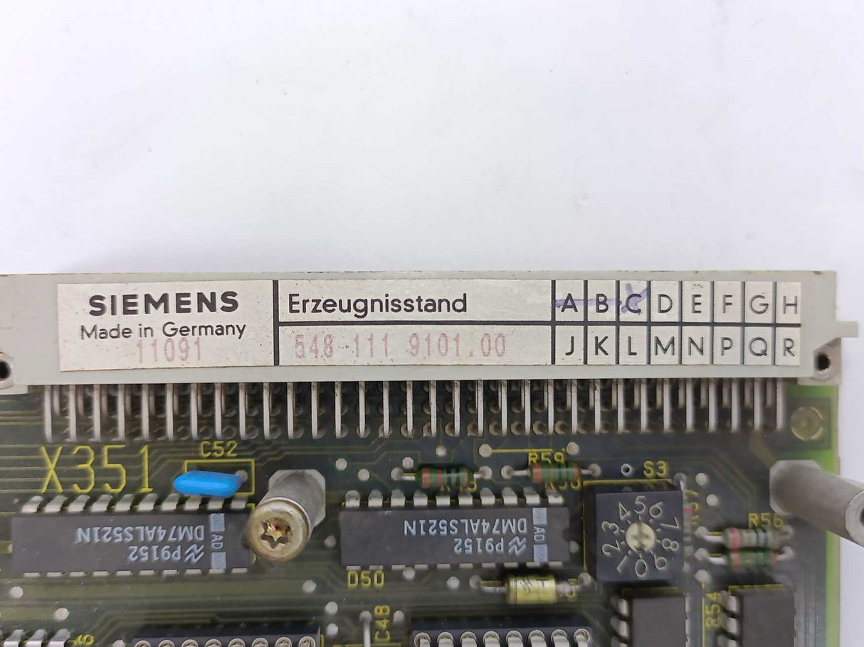 Siemens 6FX1111-1AA01 Circuit Board