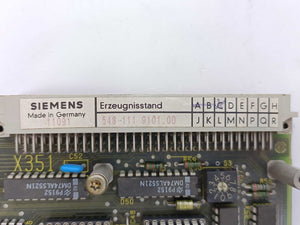 Siemens 6FX1111-1AA01 Circuit Board