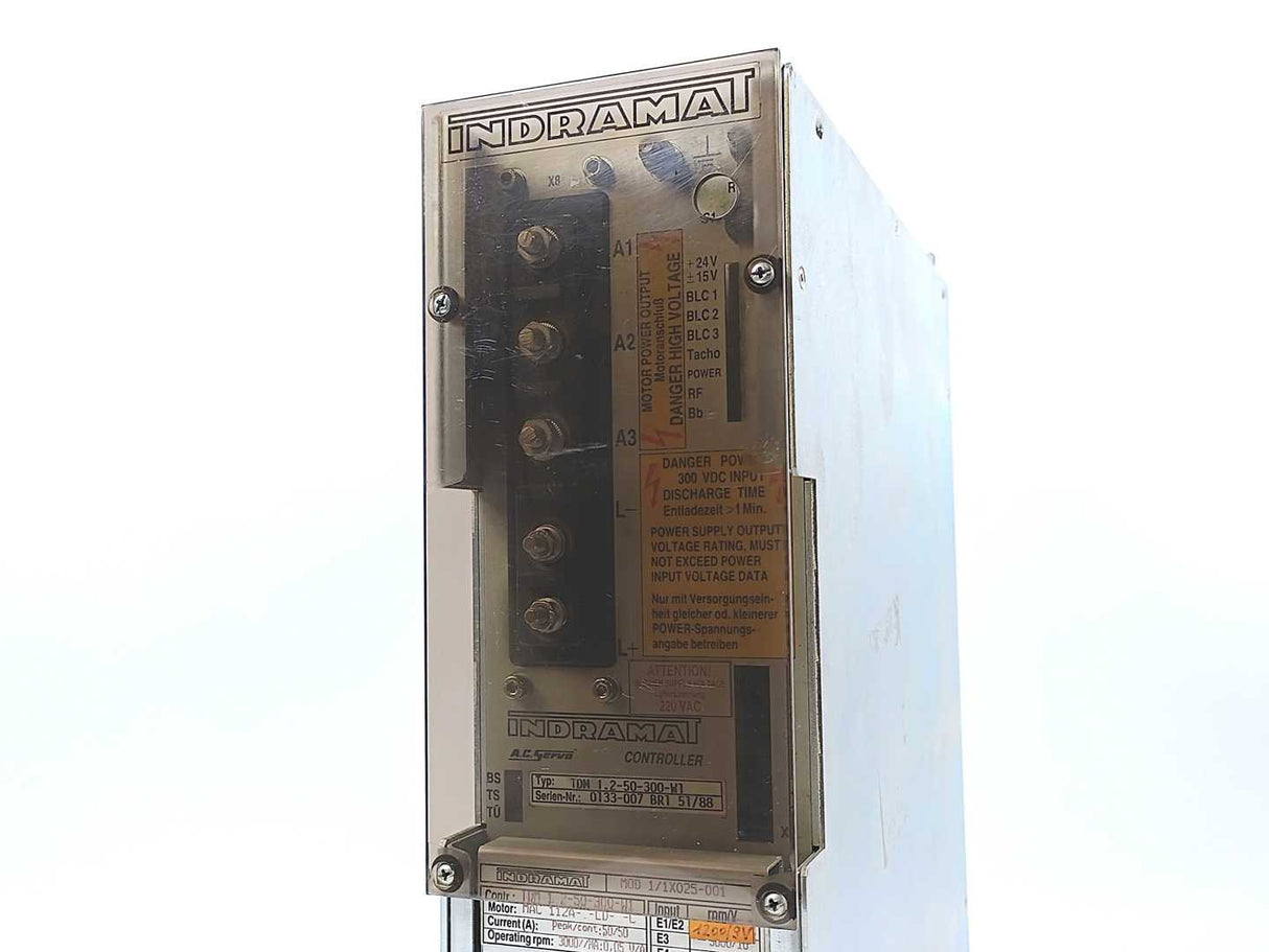 Indramat TDM1.2-50-300-W1/220 AC Servo Controller