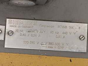 Siemens 1PH5131-4CG49-Z AC Servo Spindle Motor 12/18kW w/ 2CW8166-8 Cooling Fan