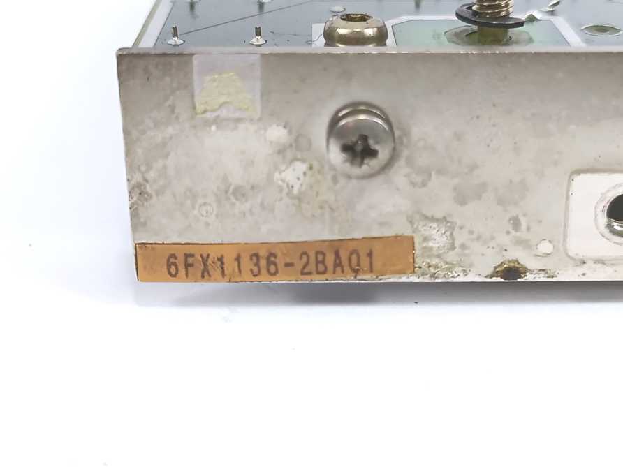 Siemens 6FX1136-2BA01 Board Computer