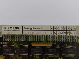 Siemens 5705409001.00 570540.0001.00 Circuit Board