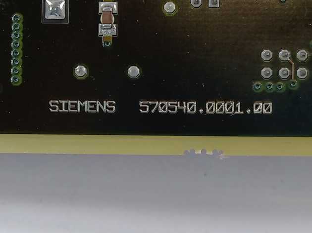 Siemens 5705409001.00 570540.0001.00 Circuit Board