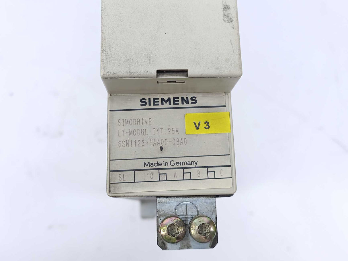 Siemens 6SN1123-1AA00-0BA0 SIMODRIVE LT-MODUL INT. 25A W 462008.1003.02