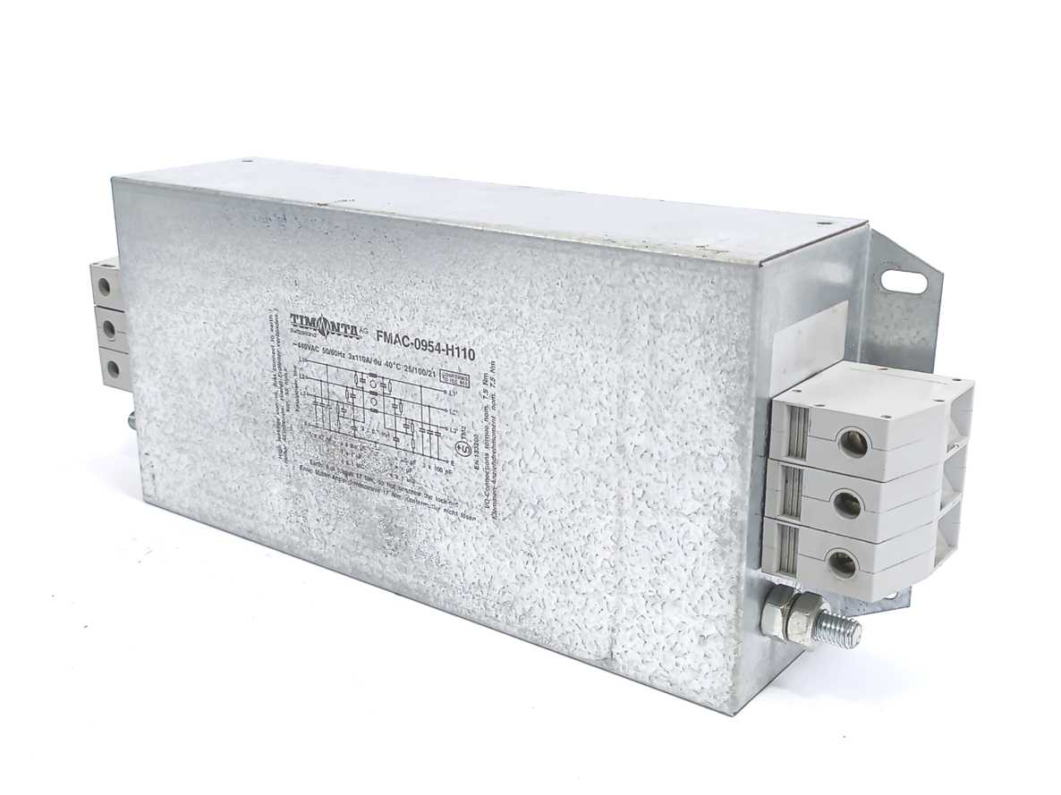 TIMONTA FMAC-0954-H110 3-Phase Line Filter