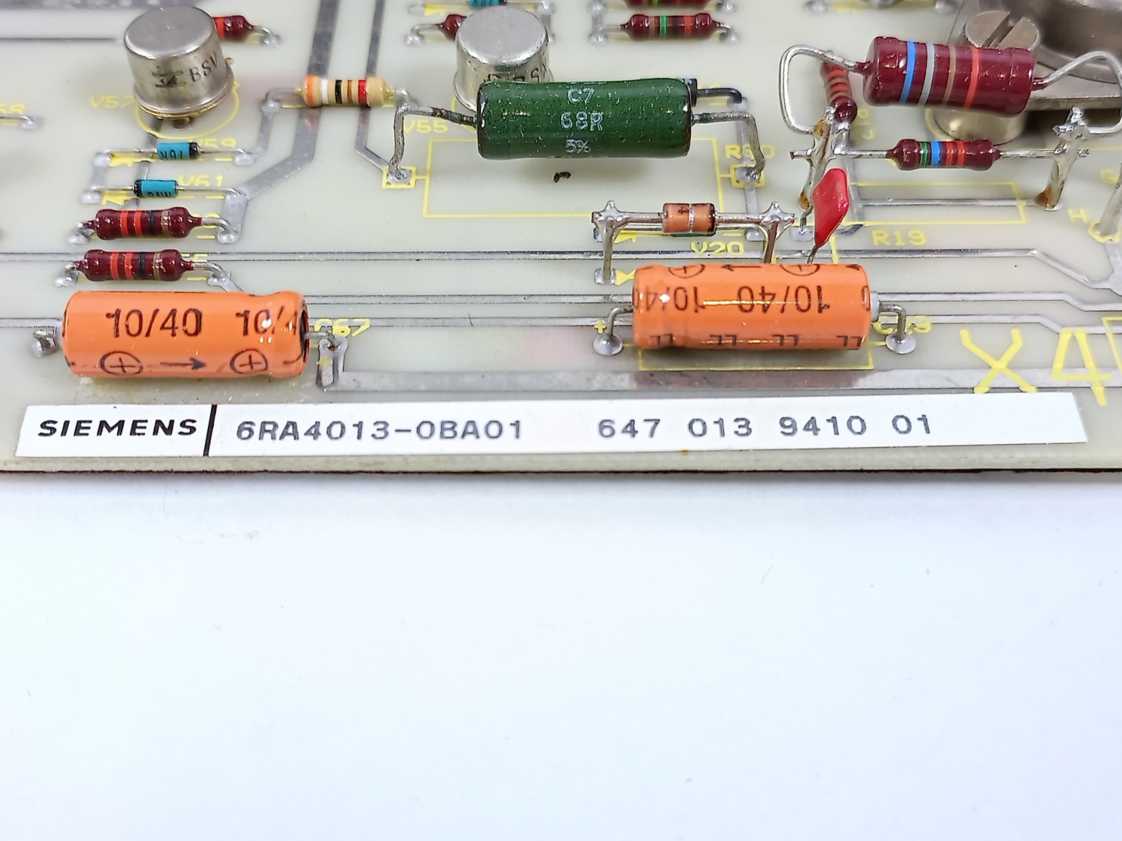 Siemens 6RA4013-0BA01 Power Card
