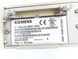 Siemens 6SN1118-0DM21-0AA0 Simodrive w/ 6SN1123-1AA00-0BA1