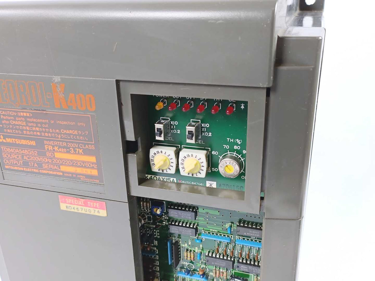 Mitsubishi TD840A548G52 FREQROL-K400 FR-F420-3.7K Inverter 200V