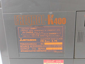 Mitsubishi TD840A548G52 FREQROL-K400 FR-F420-3.7K Inverter 200V