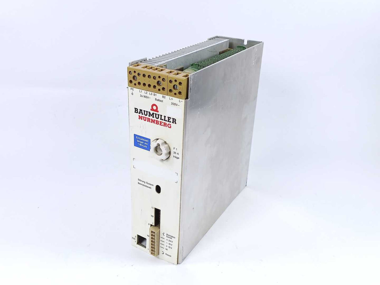 Baumüller Nürnberg BUG3-35-30-B-002 BUG Series Built-in Rectifier, 300 V, 35 A
