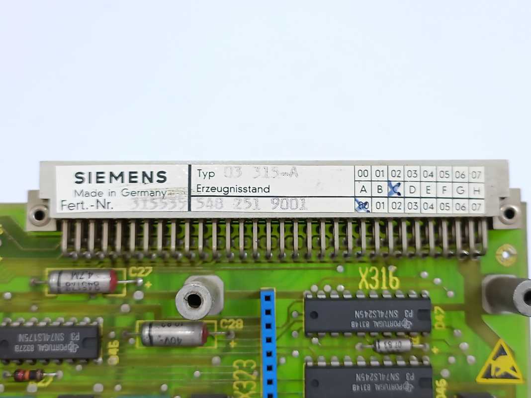 Siemens 03315-A SINUMERIK Card D