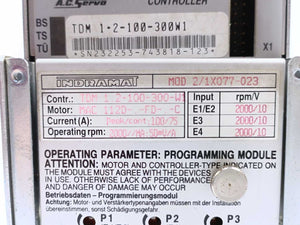 Indramat TDM1.2-100-300-W1/220 A.C. Servo Controller