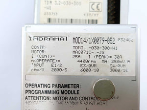 Indramat TDM3.2-030-300-W1 A.C. Servo Controller
