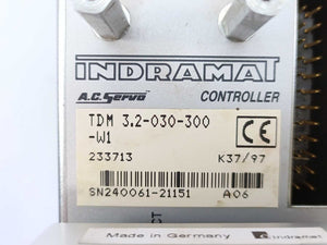 Indramat TDM3.2-030-300-W1 A.C. Servo Controller