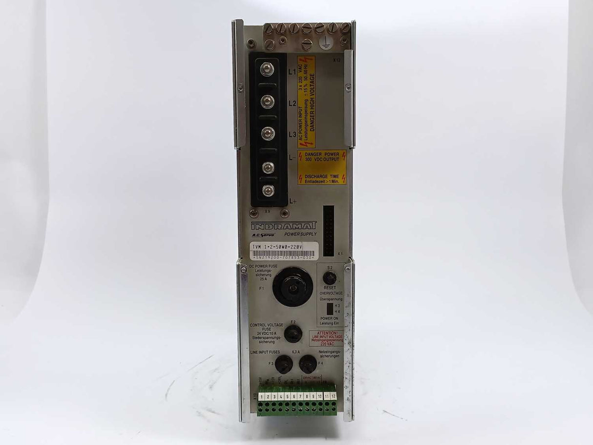 Indramat TVM1.2-50W0-220V A.C. Servo Power Supply