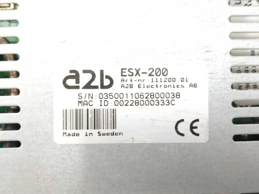 a2b Electronics 111200.01 DVBB-S/S2 ESX-200 Satelite Processor