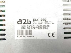 a2b Electronics 111200.01 DVBB-S/S2 ESX-200 Satelite Processor