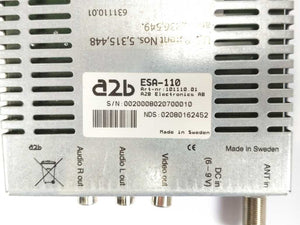 a2b Electronics 101110.01 ESA-110 Digital Satelite Reciever Modulator